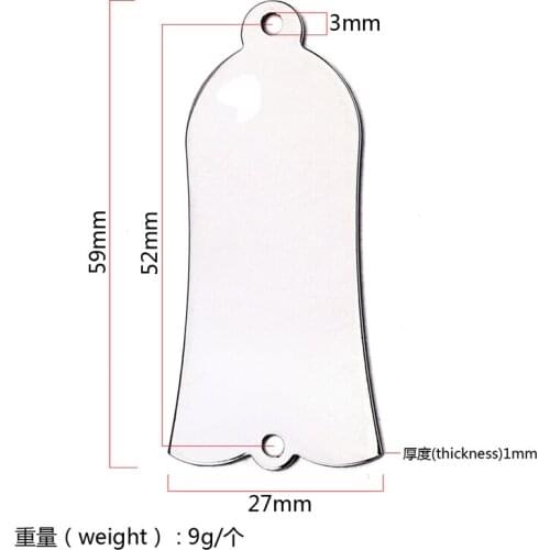 Steel Truss Rod Cover for SG Electric Guitar Supply Pack of 3 Pcs