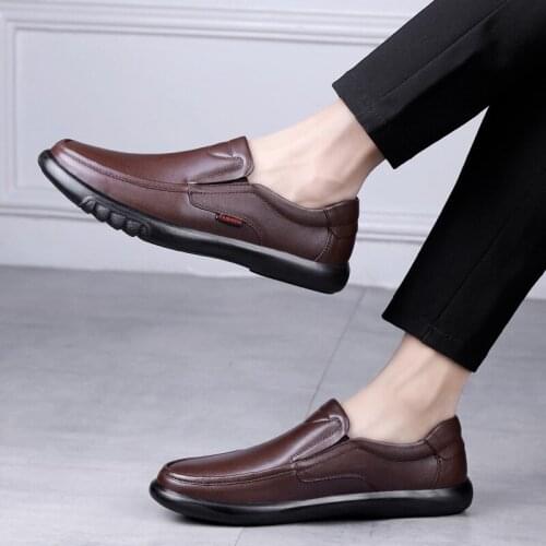 Outdoor causal male man men black casual Casual breathable leather sneaker sport fashion flat mens sneakers for leisure boots