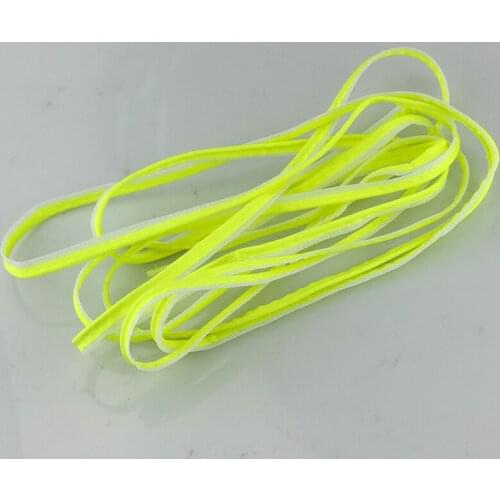 Bright Green Reflective Material Reflective Piping Fabric Strip Edging Braid Trim Sew On Wide: 10mm x 3meters