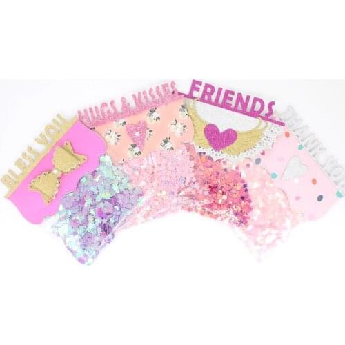 ZFPARTY Bag Topper Word Metal Cutting Mold for DIY Scrapbook Template Decorative Embossed Paper Card Making Process