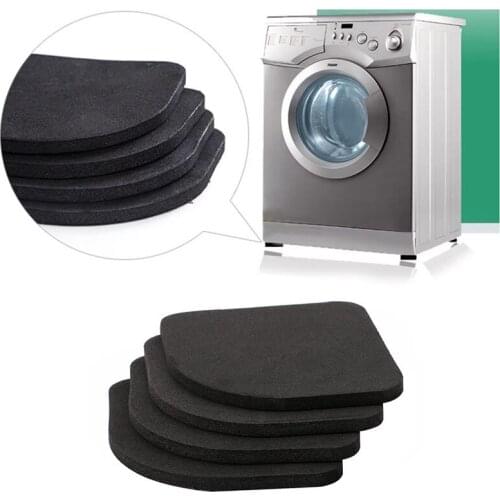 MEXI 4 pcs Multifunctional Anti Vibration Mat For Refrigerator Washing Machine Pads