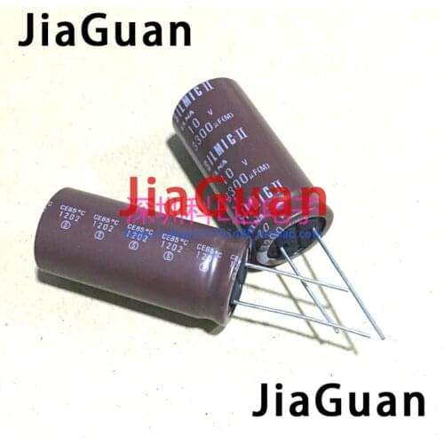 4PCS NEW ELNA RFS SILMIC II 10V3300UF 18X40MM SILMICII 3300UF 10V hot sale SILMIC2 3300uf/10v brown 10V 3300UF