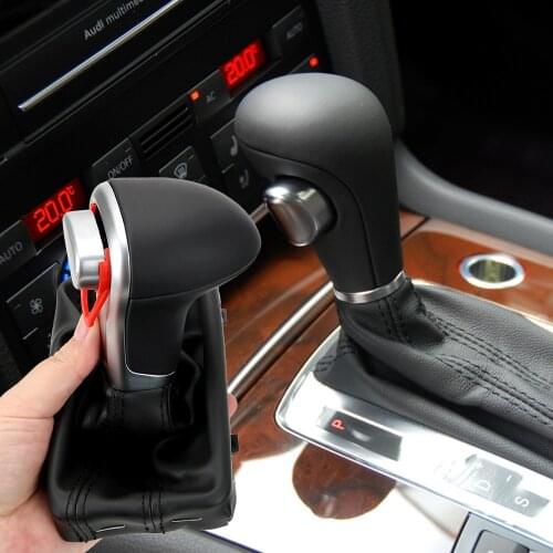Auto Gear Shift Knob Car Automatic Chrome FOR AUDI A6 A7 A3 A4 A5 A6 c6 Q7 Q5 2009 2010 2011 2012 2014 4G1 713 139 R