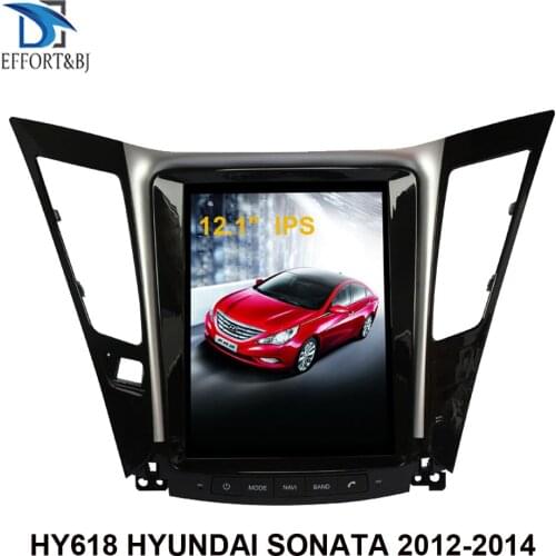 10.4 inch Tesla style Screen Android 9.0 Car GPS Navigation For HYUNDAI SONATA 2012-2014 Car radio player Car multimedia player