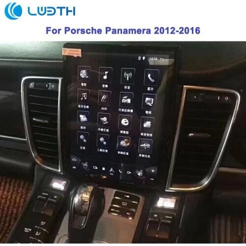 10.4 inch tesla style vertical Android 7.1 Car DVD player GPS Navigation Radio for Porsche Panamera 2G ram 32G ROM stereo auto