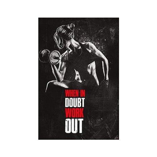 More style Muscle Bodybuilding Fitness Motivational Quotes Art Film Print Silk Poster Home Wall Decor 24x36inch