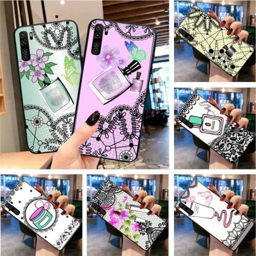 Luxury brand perfume lipstick Phone Case for Huawei P20 P30 P40 lite E Pro Mate 30 20 Pro P Smart 2020 P10