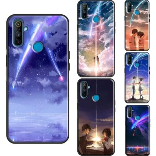 Your Name Meteor Shower For Realme 8 Pro 6 7 Q3 Pro GT C21 C15 C3 Phone Case For OnePlus 9 Pro 8 Nord 7T 8T Cover