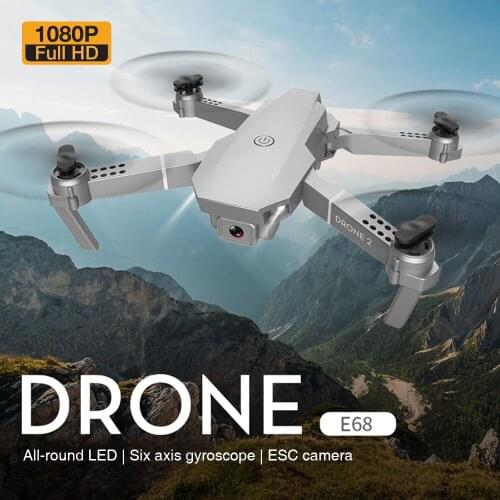 E68 Pro 4K HD Camera Drone FPV WiFi Real-Time Transport Mobile Control One Key Return Gesture Photo/Video Hold Mode Foldable