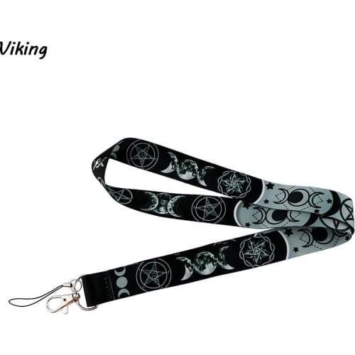 G1867 Fashion Moon goddess Cartoon Necklack Lanyard Key Gym Strap Multifunction Mobile Phone Decoration