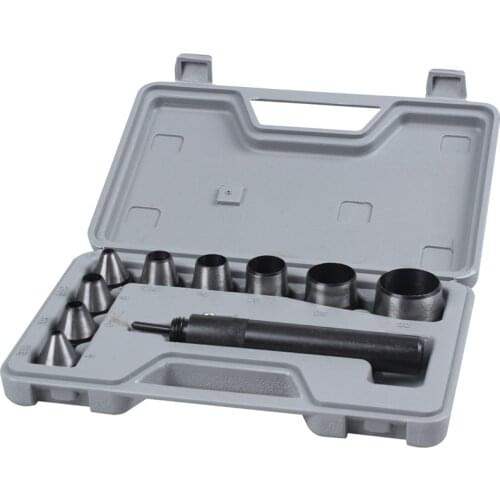 HOT-10Pcs Heavy Duty Hollow Punch Kit Set Gasket Leather Rubber Punching Diy Leathercraft Perforating Tools Herramientas Para Cu