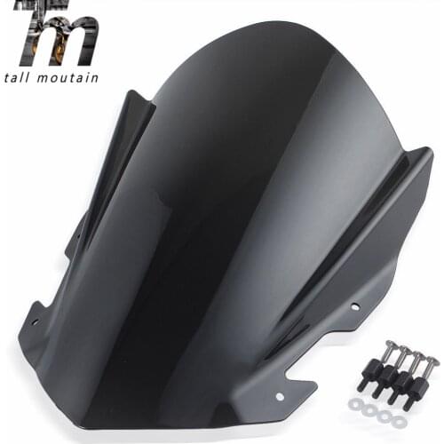 RC 390 Windscreen Windshield Visor Parabrisa with Bracket For 2014-2020 KTM RC125 RC200 RC390 2019 2018 Motorcycle Accessories