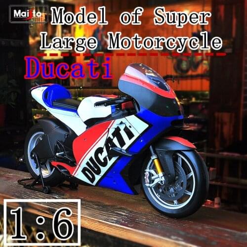 Maisto 1:6 Ducati locomotive model Diecast Alloy Motorcycle Model Toy For Children Birthday Gift Toys Collection