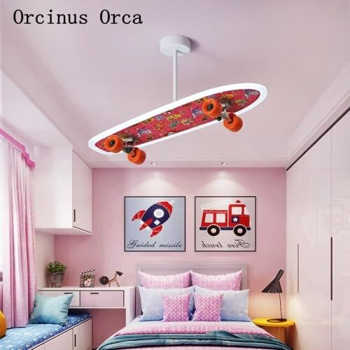 New Cartoon Creative Scooter ceiling lamp Boys'Bedroom Childrens Room Lighting American Color LED ceiling lamp free shipping