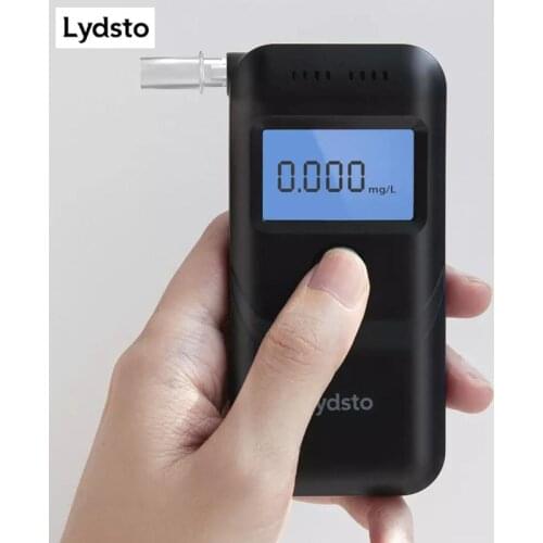 New YouPin Lydsto Alcohol Detector Professional Breath Tester LCD Screen Mini Digital Drunk Driving Blowing Tester Breathalyzer