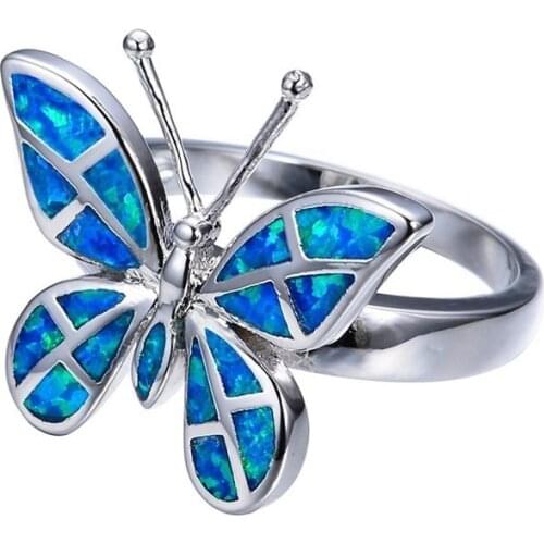 2021 Spring/Summer Latest Trend Handmade Creative Butterfly Index Finger Ring Wild Couple Style Gift Wholesale