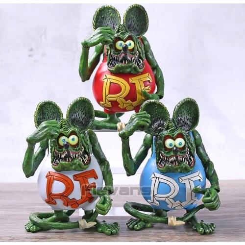 Rat Fink Joint Movable PVC Action Figure Collectible Model Toy Brinquedos Figurals