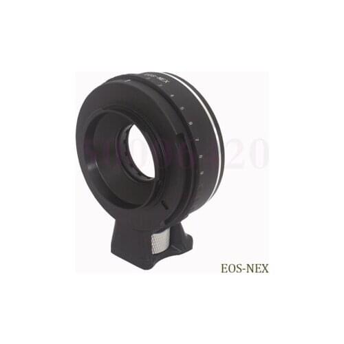 Adjustable Aperture Mount Adapter Ring Suit For Canon EF Mount Lens To for sony E Mount NEX-7 5C VG10 + with Tripod Stand