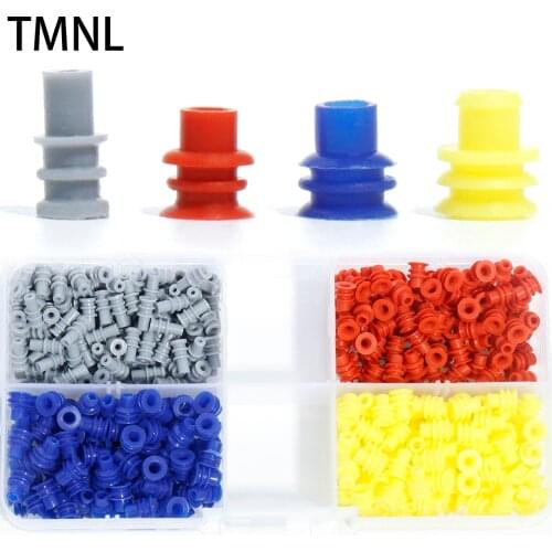 1.5/3.5mm connector rubber seal silicone cable wire seals waterproof plugging automotive electrical plug