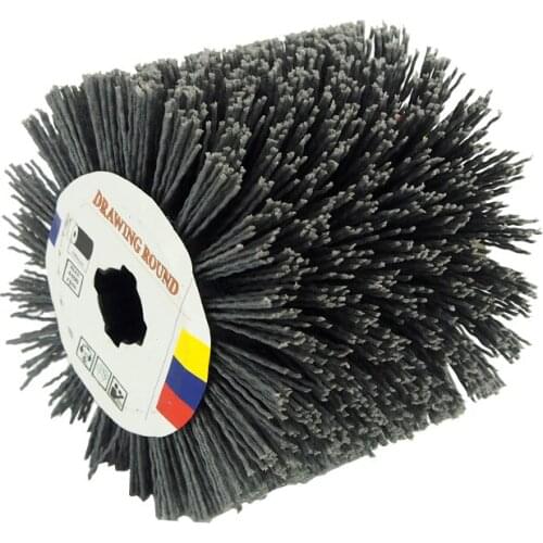 Dupont Wire Drawing Wheel Brush Drum Burnishing Polishing Wheel Abrasive Wheel