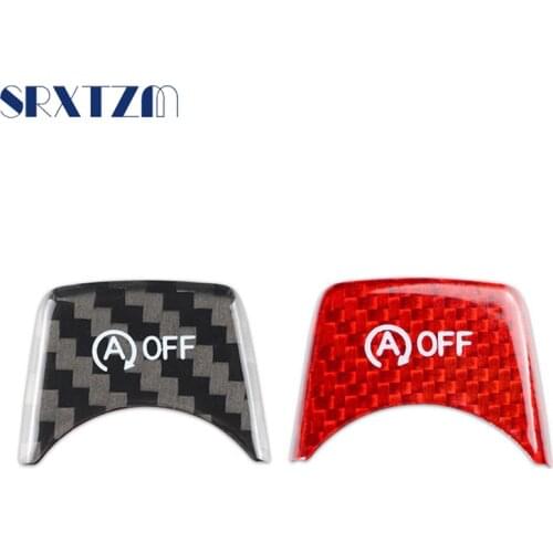 For BMW F30 F31 F32 F33 Accessories Carbon Fiber Sticker Interior Trim Car Engine Start Button Ignition Device Switch