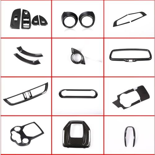 Carbon Fiber Style For Alfa Romeo Giulia 2016 2017 2018 Car ABS Chrome Rear Row Cup Holder Frame Cover Trim Interior Accessories