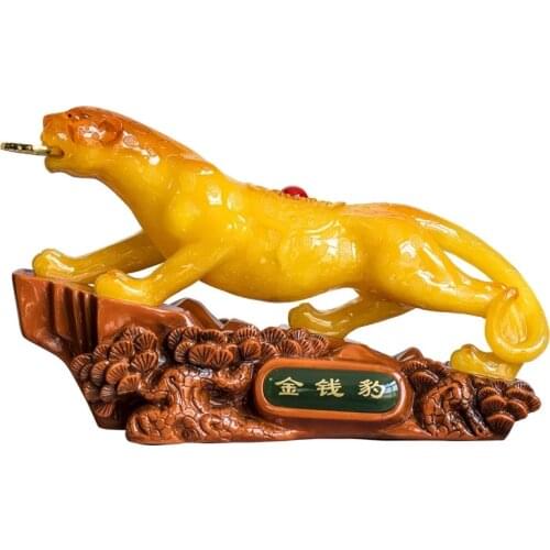 Money Leopard Ornaments, Receiving and Decorating Shop, Bar Cashier Ornaments Company, Office Hotel Opening Gifts