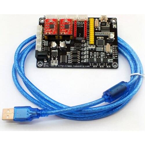 USB Laser 3 Axis Stepper Motor USB Driver Board Controller v5 DIY laser engraver control board,adjust power, support PMW