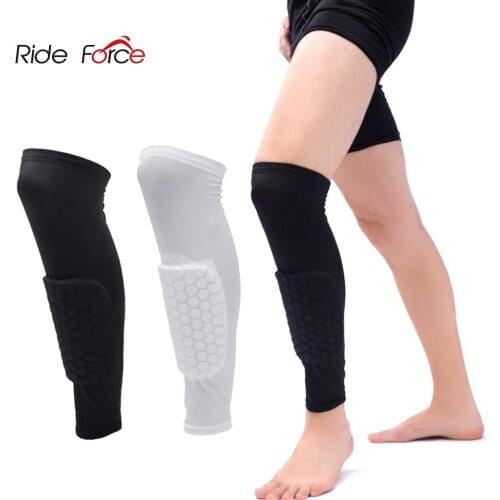 1PC Honeycomb Football Shields Soccer Shin Guard Football Legging Shin Pads Leg Sleeves Adult Support Protective Gear