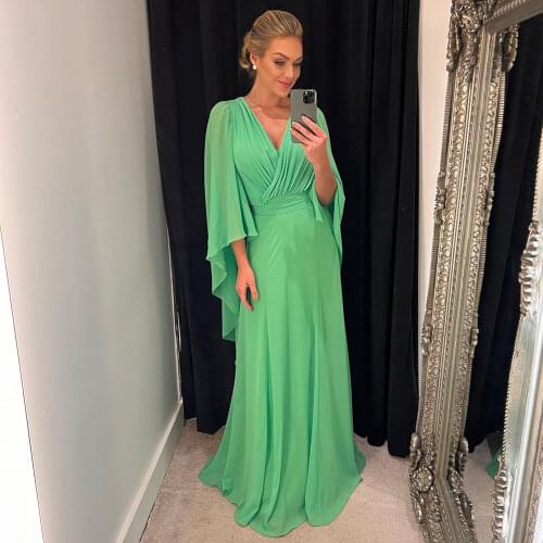 ZHUOFU Womens Evening Chiffon Dresses