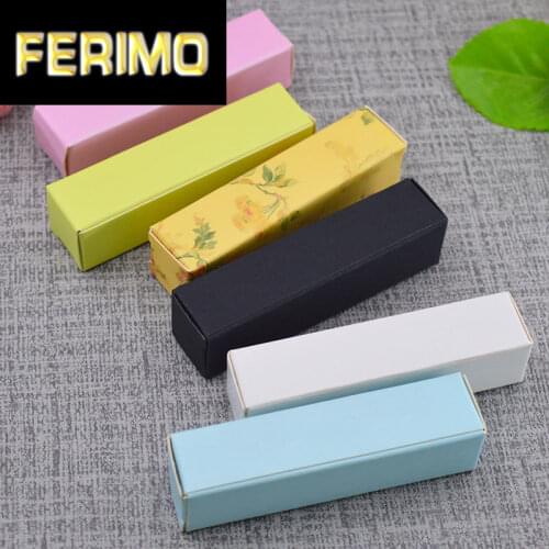 2x2x8.5cm Small Colorful Essential oil cardboard box presume bottle lip balm paper packaging box lipstick paper box Carton 50pcs