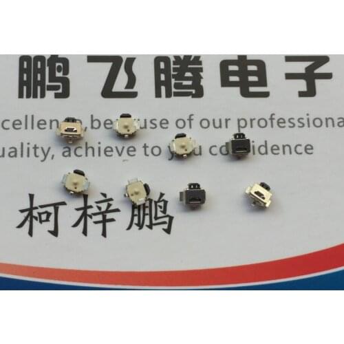 5PCS/lot Original Japanese Omron B3U-3100P-B small tortoise touch switch patch side button with fixed point