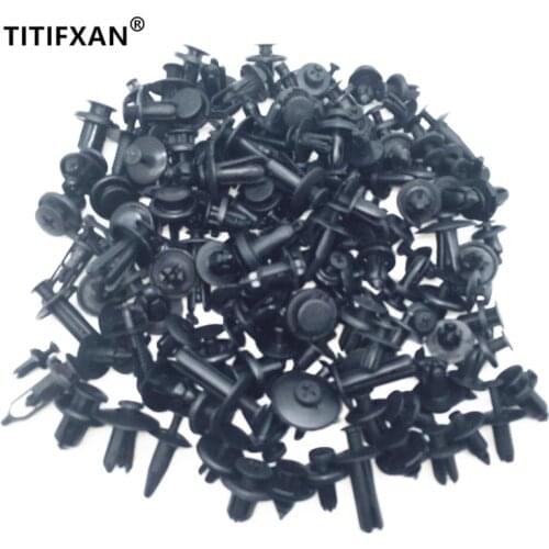 50PCS Car Bumper Fender Plastic Fastener For Citroen Peugeot Renault VW Nissan Honda Toyota Mazda Ford Buick Hyundai Kia Volvo