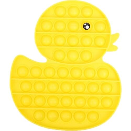 Glittering Ice Cream Push Bubble Fidget Sensory Toy for Autisim Special Needs Dimple Buns Stress Relief Squishy Fidget Toys