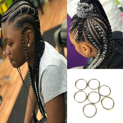 Braid bead 20Pcs Per Lot Silver gold Hair Braid Dreadlocks Bead Gold Tone Hair Cuffs Dread Charm Dreadlock Accessaries Extension