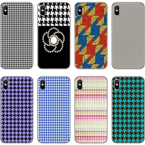 Houndstooth pattern Accessories Phone Case For Huawei Honor 20 10i 9X 10 Lite 8S 8C 8X 7C 7X 7A 6C Pro 6 6A 6X 5A 5C