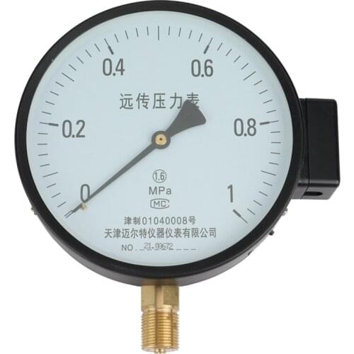 YTZ Pump Meter 150Mm Resistance Remote Pressure Dial Diameter Radial Installation Pneumatic