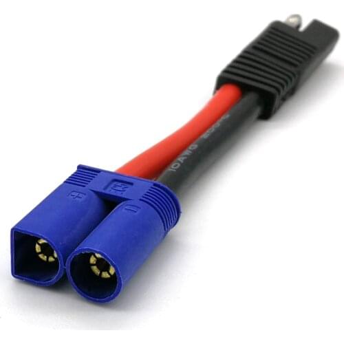 DIY 10 AWG SAE To EC5 Male Plug Connector To SAE Power Automotive Adapter Cable Wire SAE To EC5 Female Plug Connector