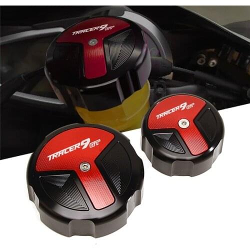For Yamaha TRACER 9 GT TRACER 9GT 2021 Motorcycle Blue High quality Front Rear Fluid Cylinder Master Reservoir Cover