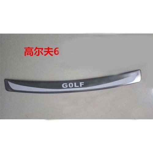 For Volkswagen Golf 6 2009-2012 Golf 7 2013 -2015 High quality stainless steel rear windowsill panel,Rear bumper Protector Sill