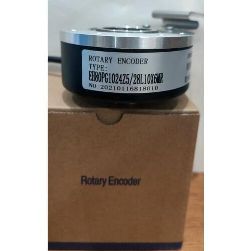 EH80PG 1024Z5/28L10X6MR hollow shaft incremental encoder digital rotary encoder ready to ship