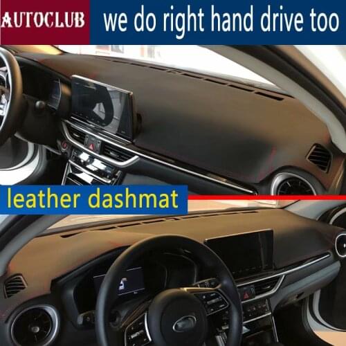 For KIA K3 Forte Cerato BD 2019 2020 Leather Dashmat Dashboard Cover Dash SunShade Carpet Custom Car Styling Accessories