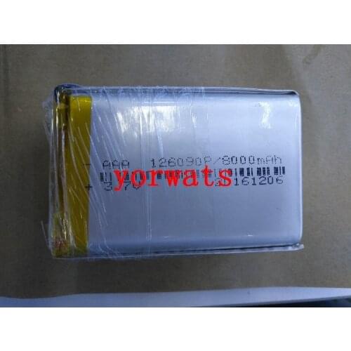 New Hot A Rechargeable Li-ion Cell Bao 3.7V polymer lithium battery 126090 core charging treasure 8000mah