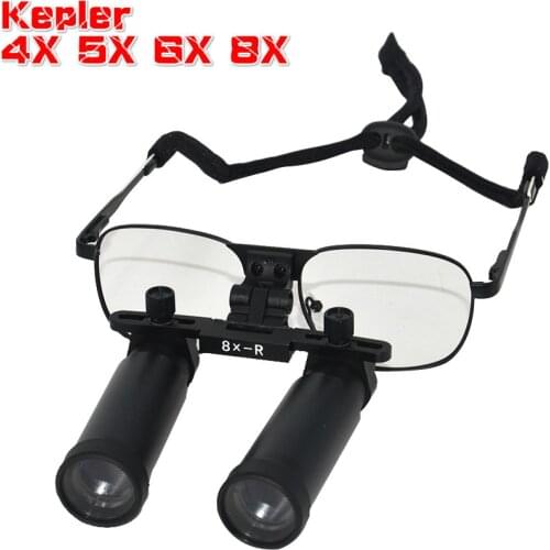 4X 5X 6X 8X High Power Medical Dental Loupe Surgical Binocular ENT Kepler Optical Magnifier Microsurgery Magnifying Glasses
