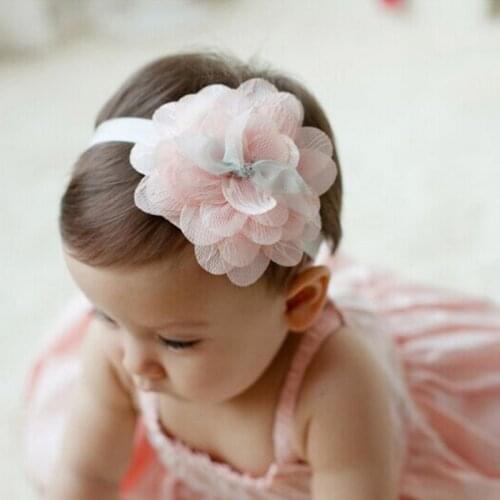 Cute Flower Baby Headbands Soft Cotton Infant Girl Headwear Toddler Newborn Girls Kids Headband