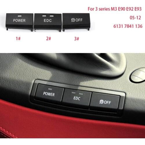 Power EDC Anti-skid off Button Cover Multi-function button convertible switch button for BWM 3 series M3 E90 E92 E93 2005-2012