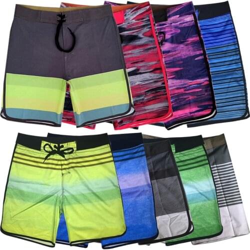 2019 New Design Men Shorts Waterproof Elastic Men Board Shorts Swimwear Male Summer Board Short Swimwear Beach Short Boardshorts
