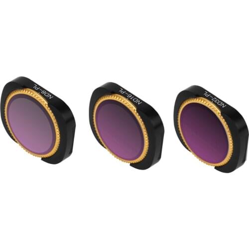 3Pcs Aluminum Alloy Magnetic Adsorption No Damage CPL ND8 16 32 Lens Filter Set For DJI OSMO Pocket Camera Stabilizer