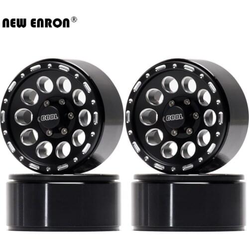 NEW ENRON 10 Hole Alloy 1.9" 55*44*27mm Wheels Hub Rim for 1/10 RC Crawler Traxxas TRX-4 Tamiya jimny Axial SCX10 SCX10 II 90046