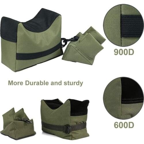 Hunting Shooting Bag Hunting Rifle Rest Front Rear Bag Target Stand Rifle Support Sandbag Bench Unfilled Outdoor Tack Driver